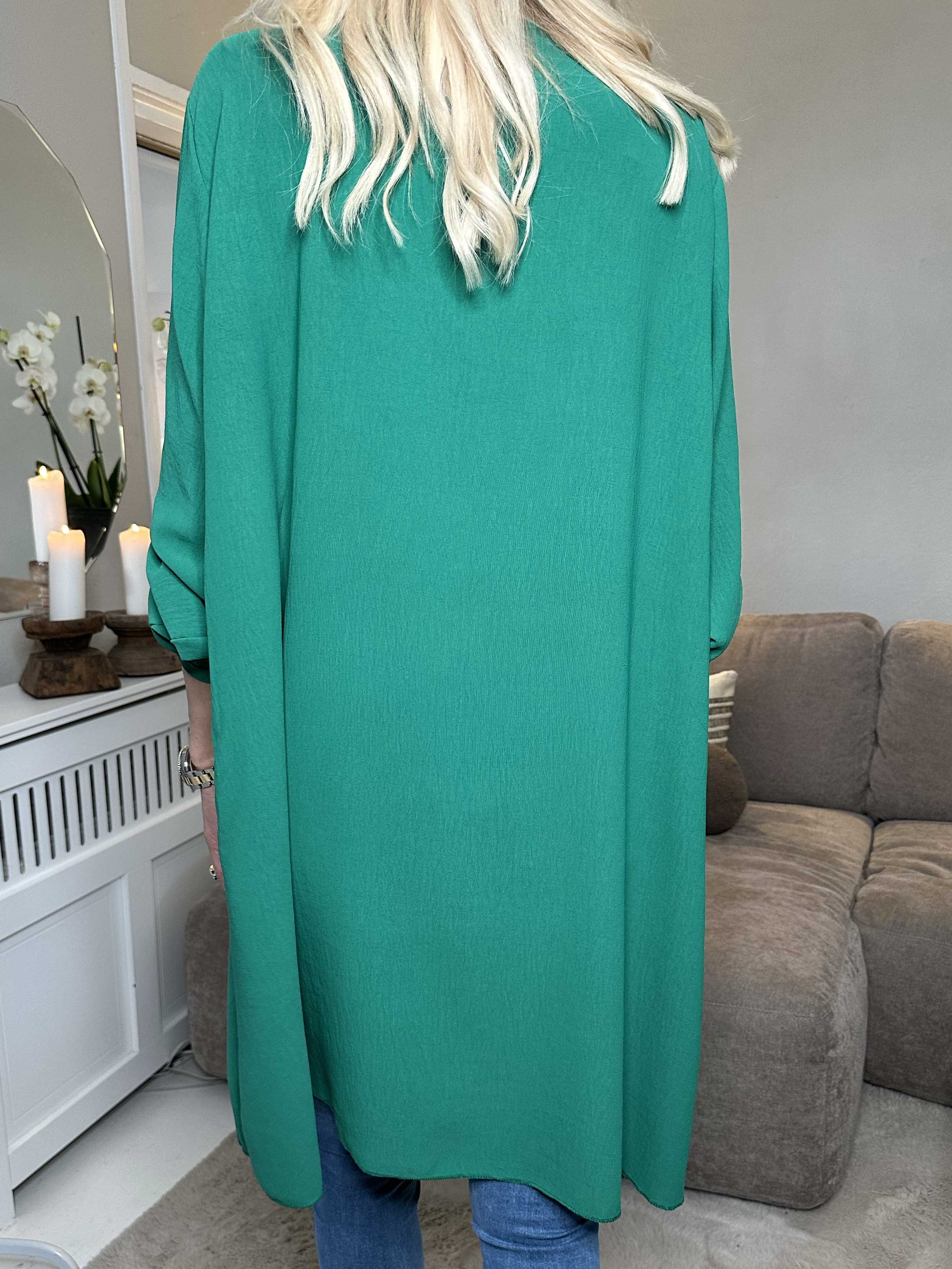 Claudia Dress - Tunikaklänning med dragkedja och fickor